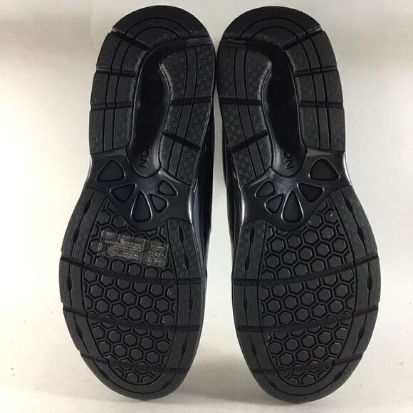 Aravon Pyper womens leather walking shoes two strap sneakers black size 8.5 B - Picture 7 of 8